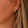Andi Diamond Ring Hoop Earrings