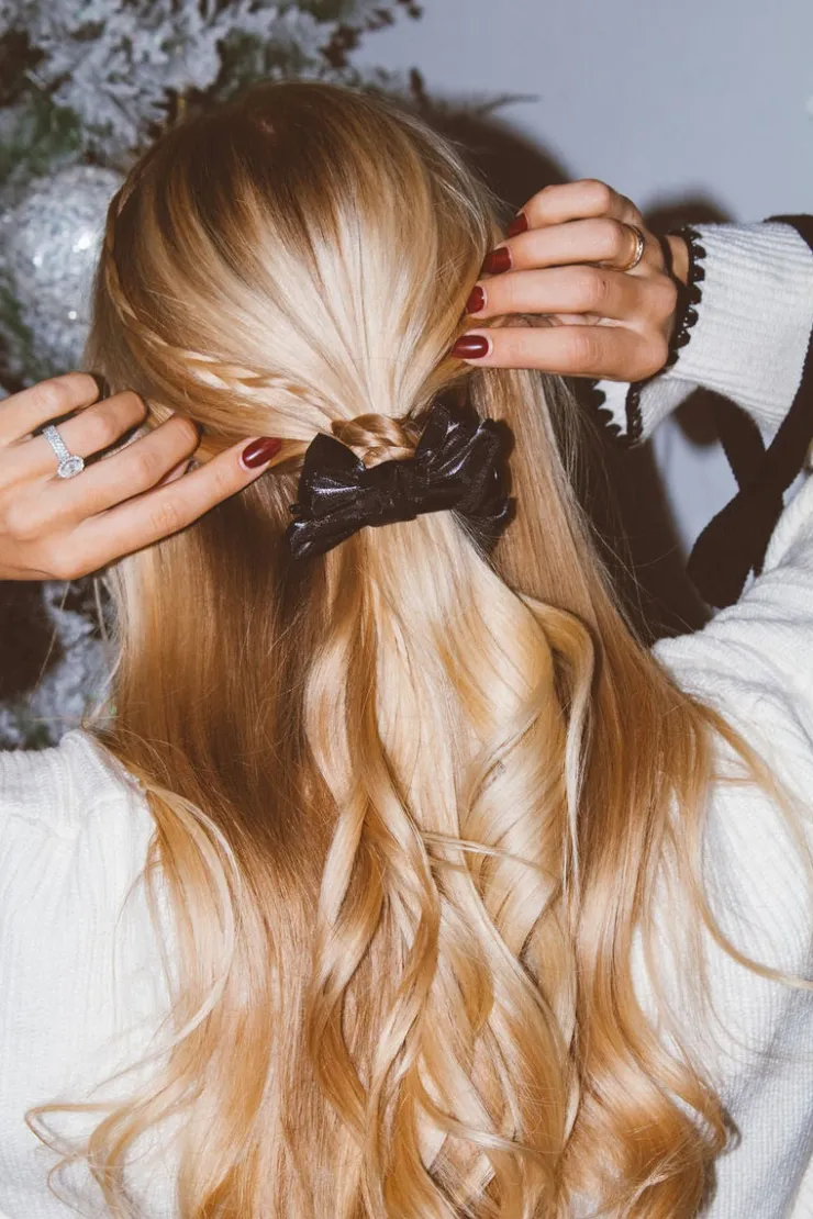 Andi Double Bow Jumbo Ponytail Claw Clip