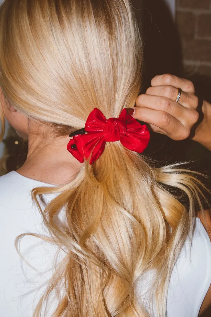 Andi Double Bow Jumbo Ponytail Claw Clip
