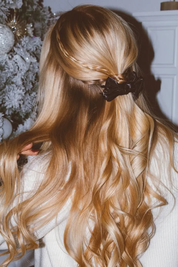 Andi Double Bow Jumbo Ponytail Claw Clip