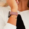 Andi Dusty Purple Thin Weaved Watch Band