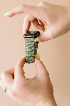 Andi Eden Floral Scrunchie Watch Band for Fitbit Versa
