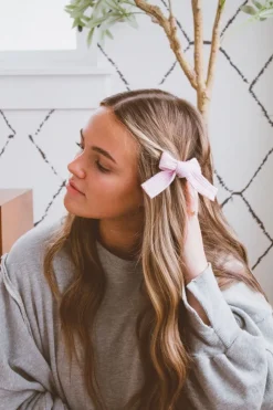 Andi Ellie Knit Bow Clip