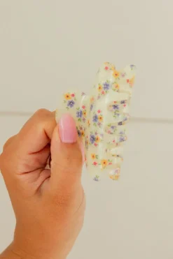 Andi Elsie Floral Claw Clip