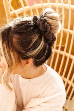 Andi Espresso Jumbo Scrunchie