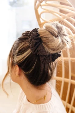 Andi Espresso Jumbo Scrunchie