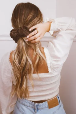 Andi Espresso Jumbo Scrunchie