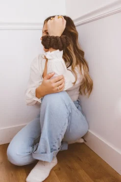 Andi Espresso Jumbo Scrunchie