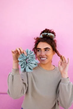 Andi Eucalyptus Jumbo Scrunchie