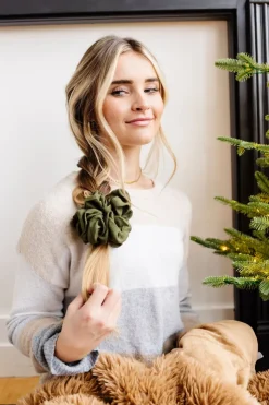 Andi Evergreen Jumbo Scrunchie