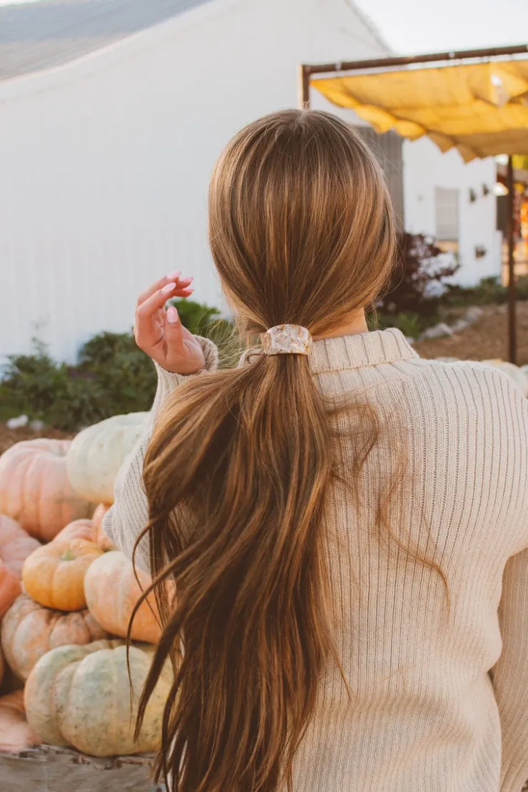 Andi Fall Toffee Ponytail Cuff