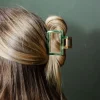 Andi Fir + Gold Claw Clip