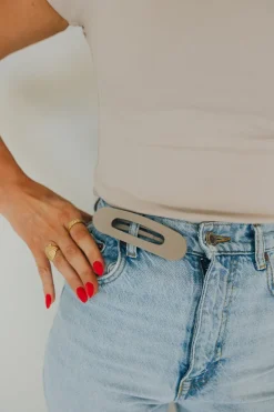 Andi Flat Matte Claw Clip