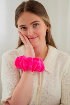 Andi French Fuchsia Scrunchie