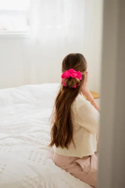 Andi French Fuchsia Scrunchie