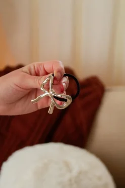 Andi Gilded Bow Ponytail Cuff