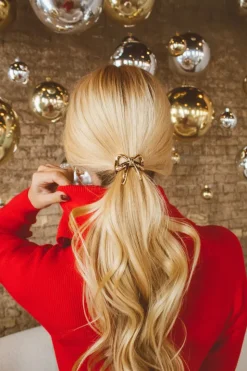 Andi Gilded Bow Ponytail Cuff