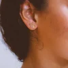 Andi Girly Bow Earrings - Hypoallergenic