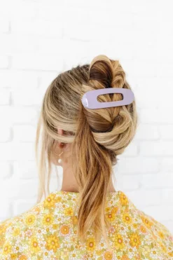 Andi Glossy Flat Claw Clip