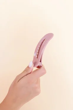 Andi Glossy Flat Claw Clip