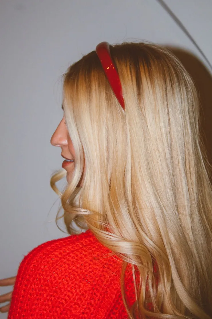 Andi Glossy Leather Headband