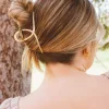 Andi Gold Swirl Claw Clip