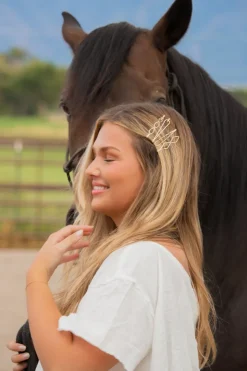 Andi Golden Lasso Bobby Pins