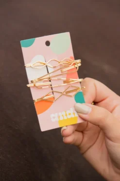 Andi Golden Lasso Bobby Pins