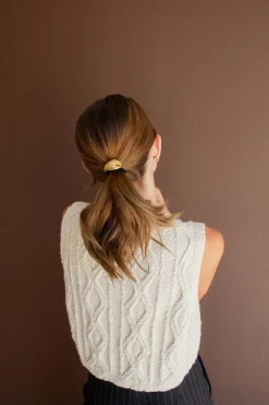 Andi Golden Wire Hair Tie