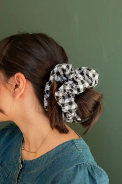 Andi Gothic Gingham Jumbo Scrunchie