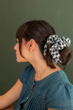 Andi Gothic Gingham Jumbo Scrunchie