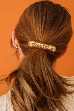 Andi Hammered Barrette