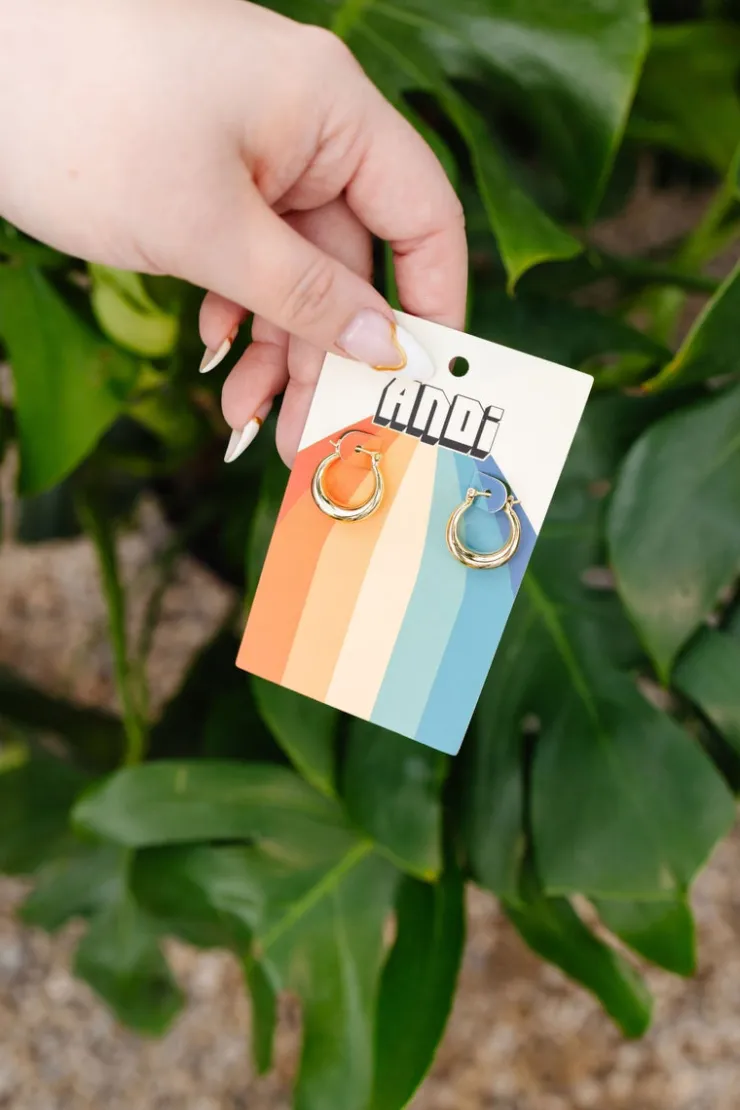 Andi Horseshoe Hoops - Hypoallergenic