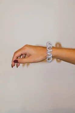 Andi Houndstooth Cord Scrunchies