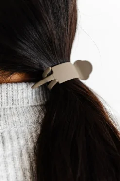 Andi Jumbo Deep Olive Ponytail Claw Clip
