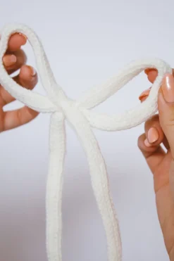 Andi Knit Long Bow Clip