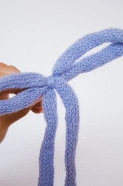 Andi Knit Long Bow Clip