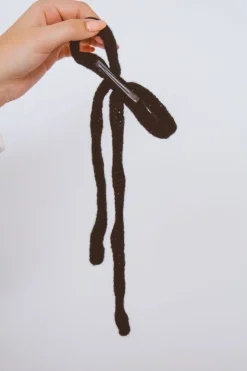 Andi Knit Long Bow Clip