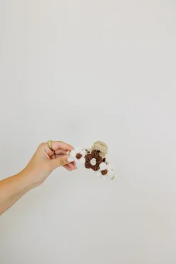 Andi Knitted Petals Claw Clip