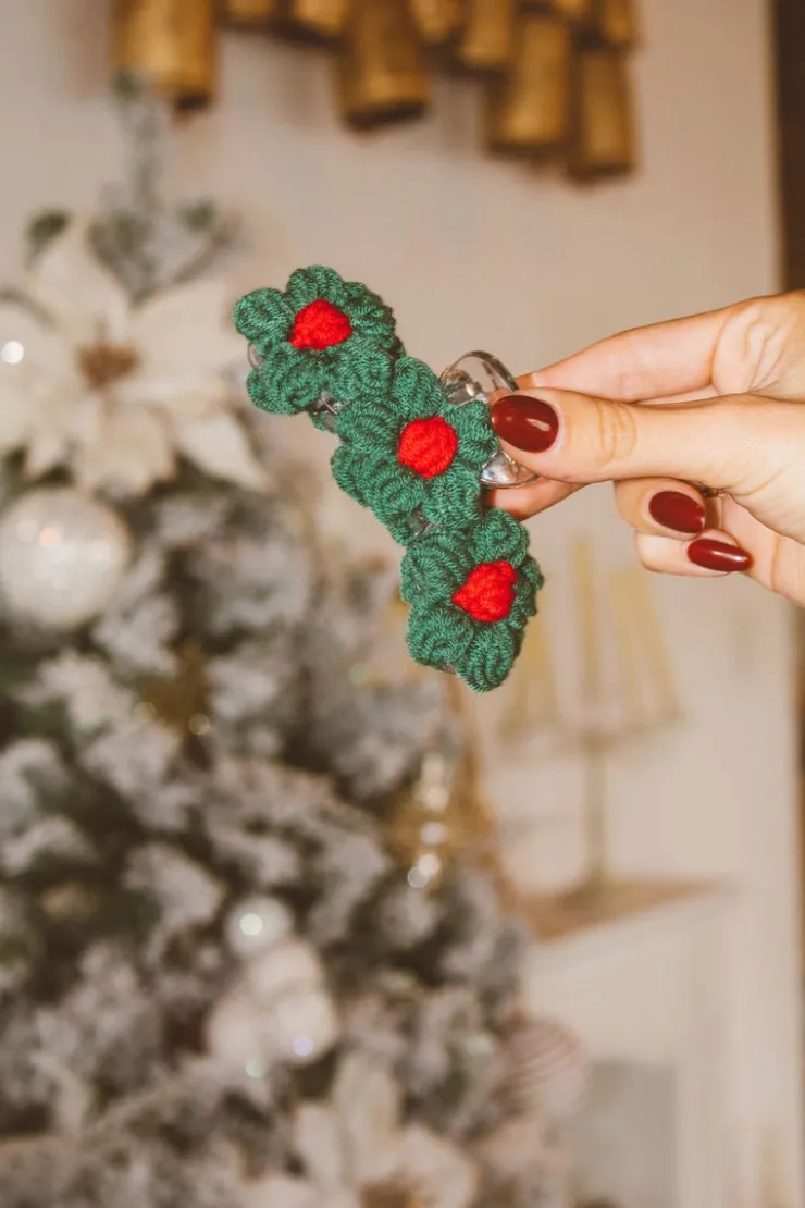 Andi Knitted Petals Claw Clip