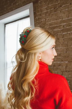 Andi Knitted Petals Claw Clip