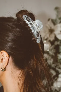 Andi Lace and Pearls Claw Clip