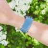 Andi Lagoon Blue Adjustable Elastic Watch Band