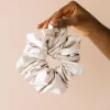 Andi Latte Satin Jumbo Scrunchie