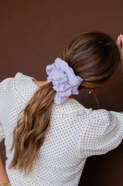 Andi Lavender Jumbo Scrunchie