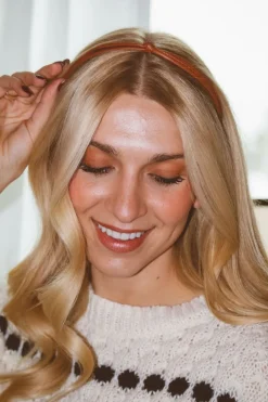 Andi Leather Knot Headband