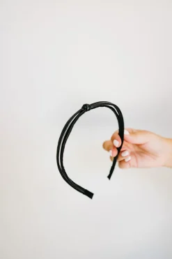 Andi Leather Knot Headband