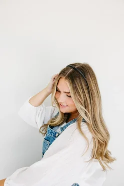 Andi Leather Knot Headband