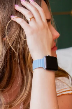 Andi Light Blue Magnetic Loop Watch Band