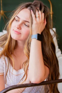 Andi Light Blue Magnetic Loop Watch Band